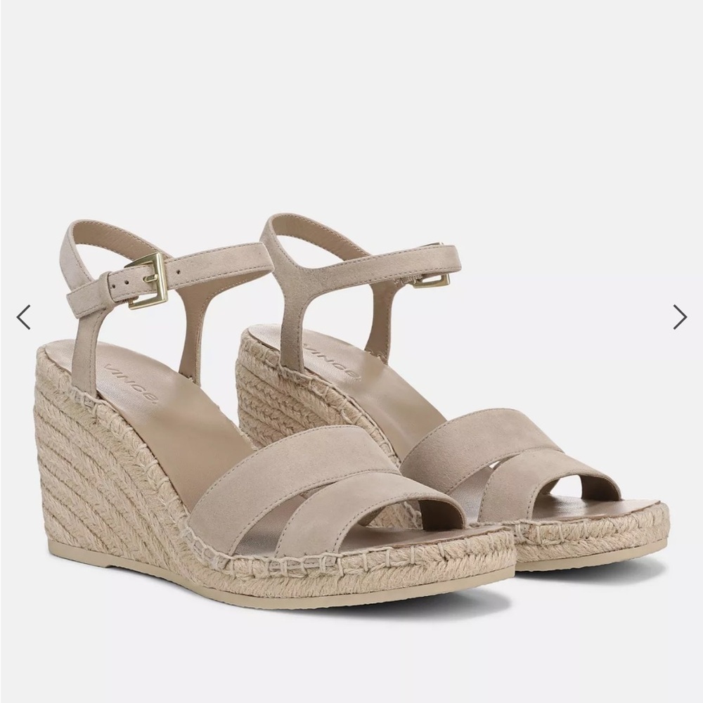 Vince Suade Espadrille Gwen in Clay Wedge Sandals - 7